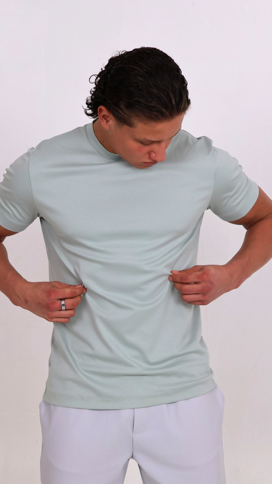 The Signature Tee - Silver Ash